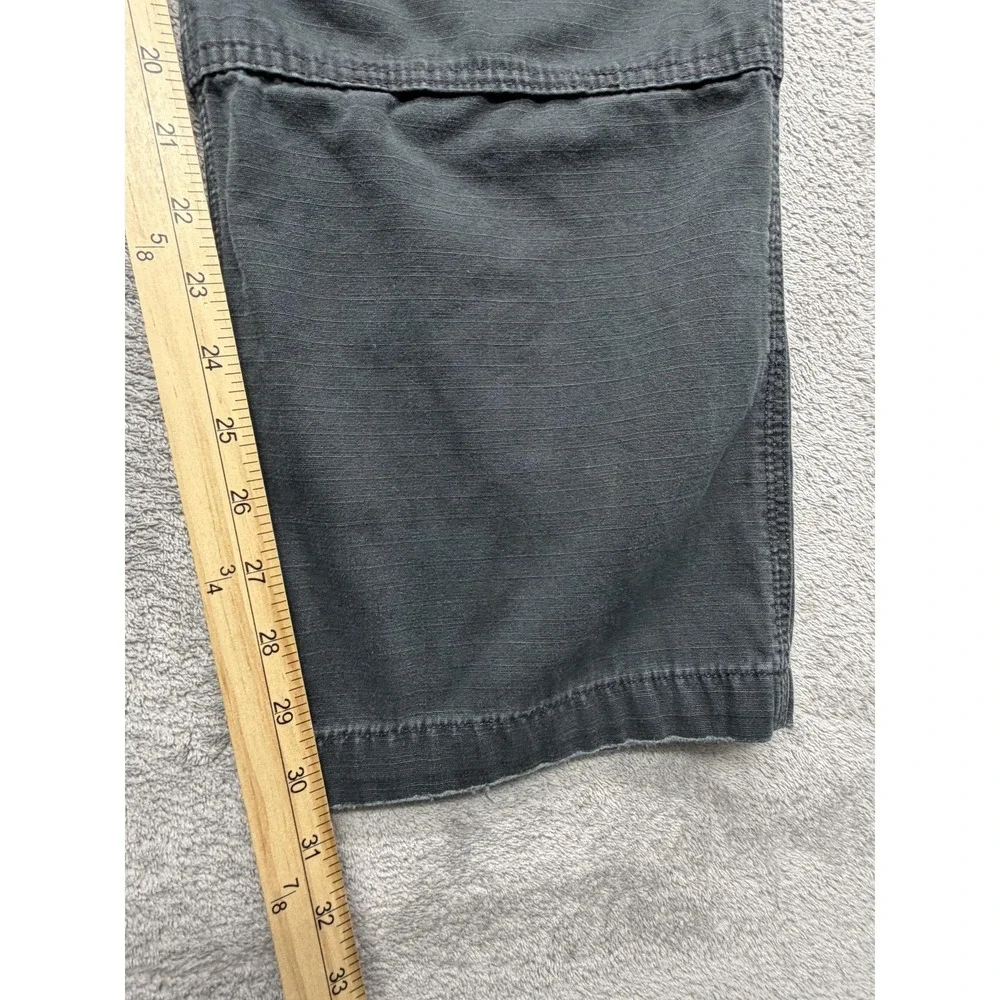 Carhartt Cargo‎ Pants Mens Measured 39x31 Gray Relaxed Fit Canvas Straight Leg